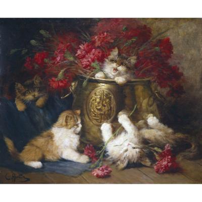Leon Charles Huber – In the Flower Bucket